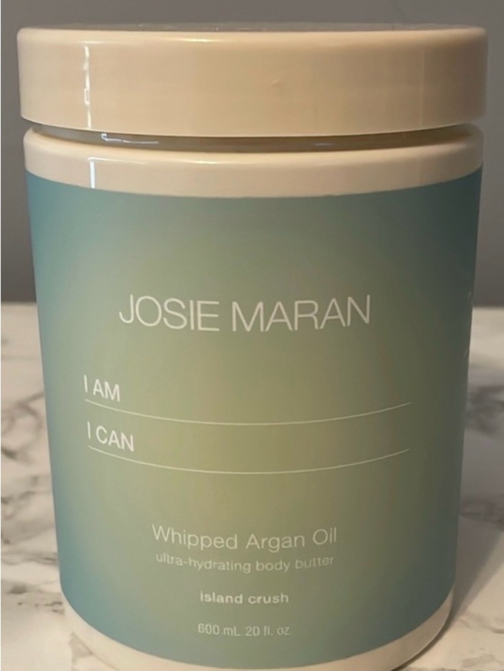 JOSIE MARAN Whipped Argan Oil Body Butter -  Island Crush - Sealed, no pump